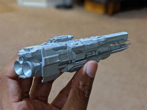 HALO UNSC Strident Class Frigate Model With Custom Display | Etsy