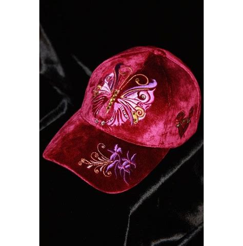 Silk Velvet Purple Baseball Cap Women Glam Rock | RebelsMarket