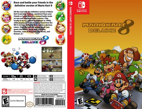 Request: Super Mario Kart 8 Deluxe Box Art (Link in Comments) : r/NintendoSwitchBoxArt