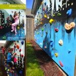 DIY Outdoor Rock Climbing Wall - Do-It-Yourself Fun Ideas