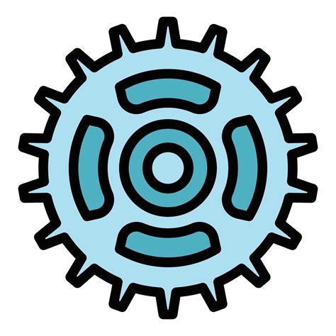 Bike gear wheel icon vector flat 27559458 Vector Art at Vecteezy