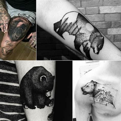 Bear Tattoo Design and Meanings - Strength, Courage and Confidence