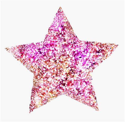 Pink Glitter Star Png , Png Download - Glitter Star Transparent ...