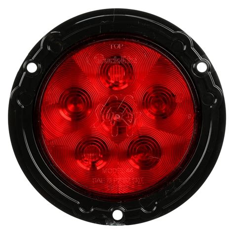 Truck-Lite® 44326R - Super 44 4" Red Round Bolt-on Mount LED Tail Light