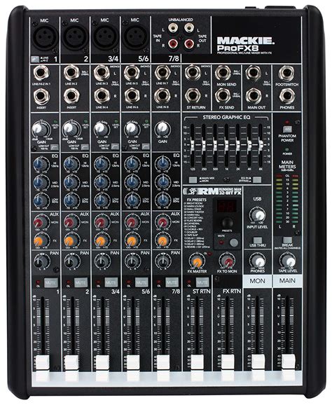 Mackie ProFX8v2 Mixer with USB and Effects Rental