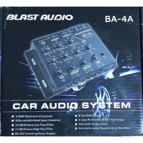 Car Audio System 4 Way Electronic Crossover | Lazada PH