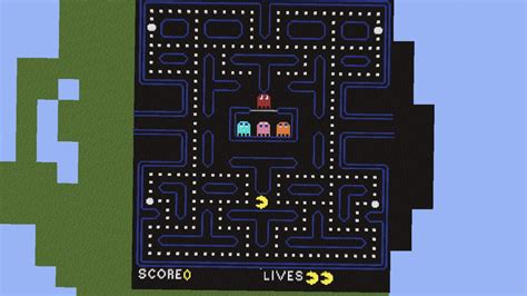 Pacman Pixel Art (Full level) Minecraft Map - DaftSex HD