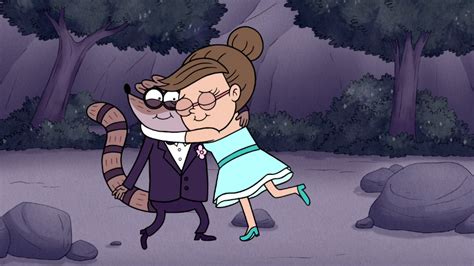 Image - S7E27.234 Rigby and Eileen Hug.png | Regular Show Wiki | FANDOM ...