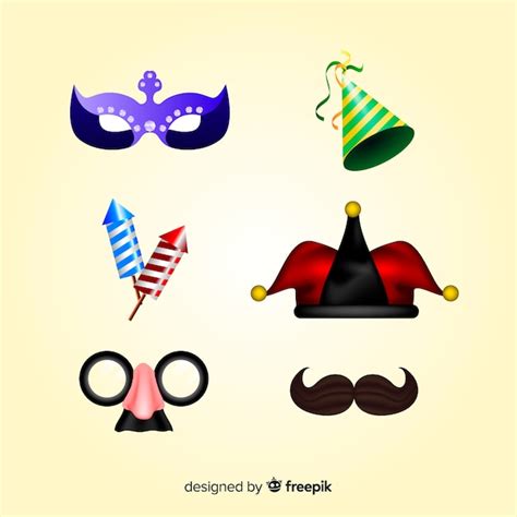 Free Vector | Collection of carnival elements