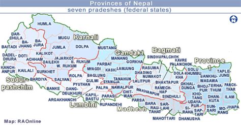 Map Of Nepal With 77 Districts, Updated Map Of Nepal With, 56% OFF