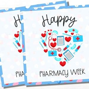 Pharmacy Week Gifts for Pharmacists Pharmacy Tech Appreciation Gift Printable Appreciation Gift ...