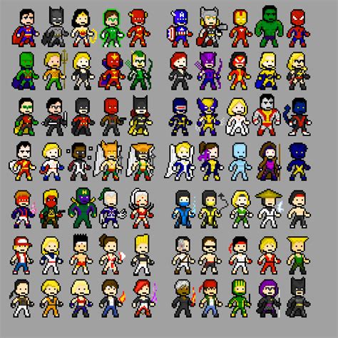 Pixel Characters by GoVeM on DeviantArt