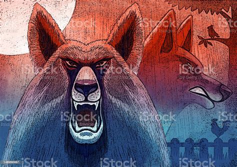 Wolf Growling Stock Illustration - Download Image Now - Animal, Animal Themes, Authority - iStock