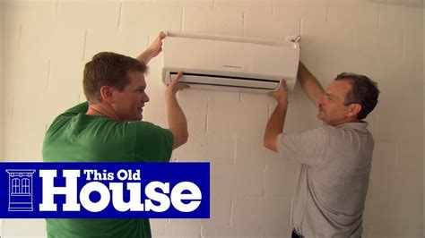 How to Install a Ductless Mini-Split Air Conditioner | This Old House - YouTube