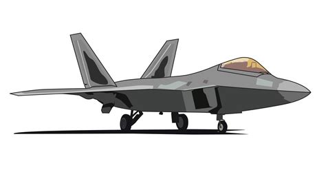 F22 raptor jet fighter landing gear illustration vector design 9931737 Vector Art at Vecteezy