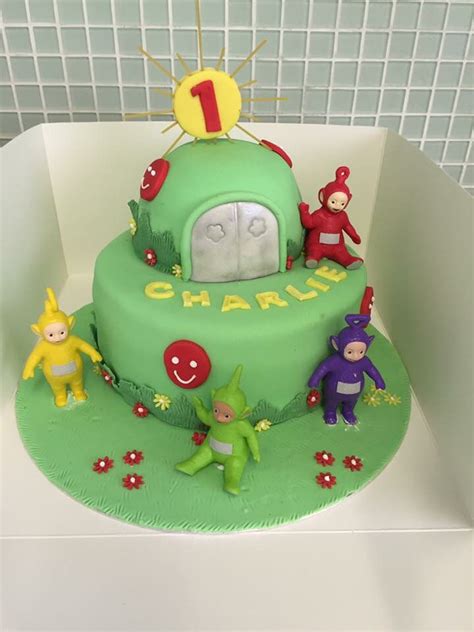 Teletubbies cake I made | Teletubbies cake, Baking with kids, Party cakes