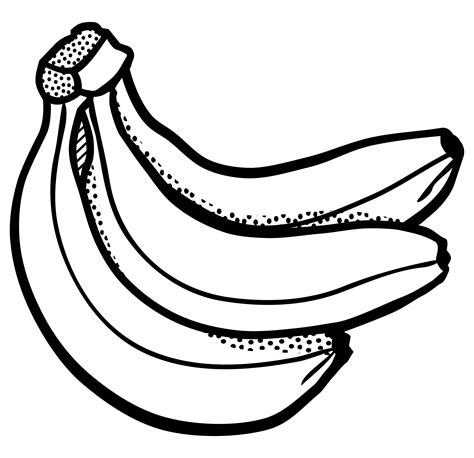 Free Banana Clip Art Black And White, Download Free Banana Clip Art Black And White png images ...