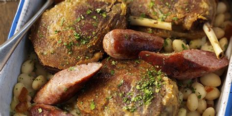 Confit Duck with Cassoulet Recipe - Great British Chefs