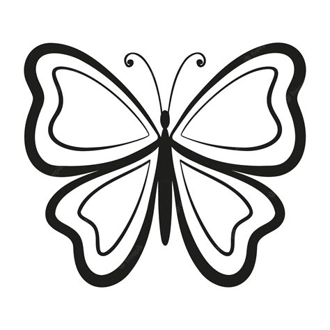 Butterfly Outline Clipart | Free Printable Butterfly Templates