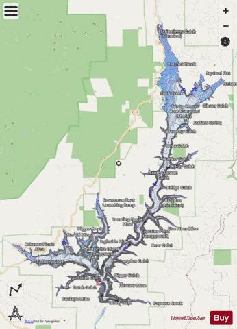 Trinity Lake Map