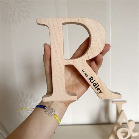 Wooden Letters for Nursery - Etsy