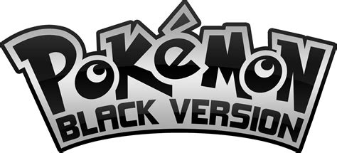 Pokemon Black Version Logo by Nalty on DeviantArt