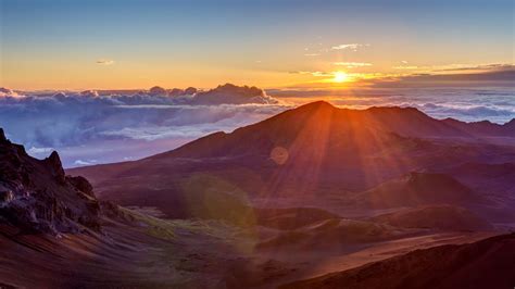 Sunrise at Haleakala on Maui, the House of the Sun