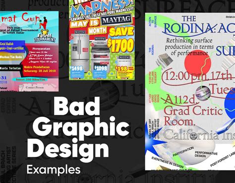 14 Really Bad Graphic Design Examples [& How To Fix Them] - RGD