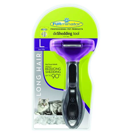 FURminator Long Hair deShedding Tool for Cats, Large 634252065090 | eBay