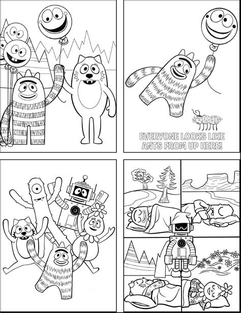 Yo Gabba Gabba Coloring Pages at GetDrawings | Free download