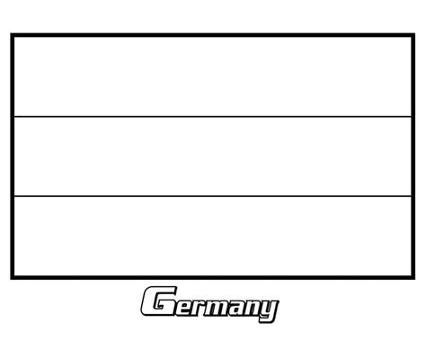 Free Printable Germany Flag coloring page - Download, Print or Color Online for Free