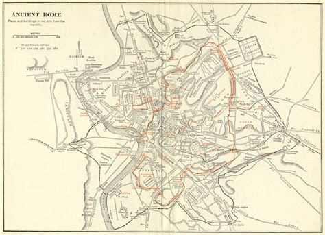 Map of ancient Rome