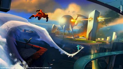 Pixar Incredibles Concept Art