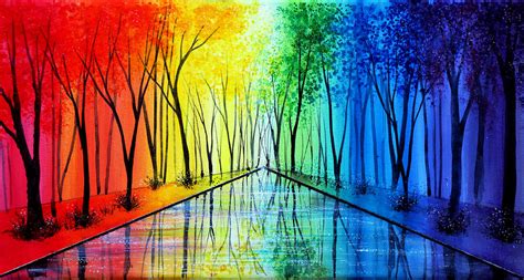 Into the Rainbow Painting by Ann Marie Bone - Fine Art America