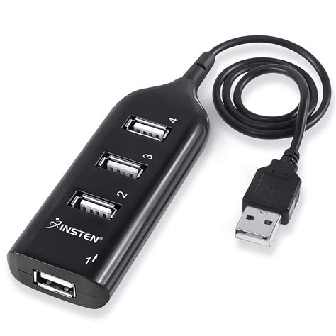 4 Port USB Hub Expander for Laptop PC Computer, External Multi 2.0 Splitter Extender for MacBook ...