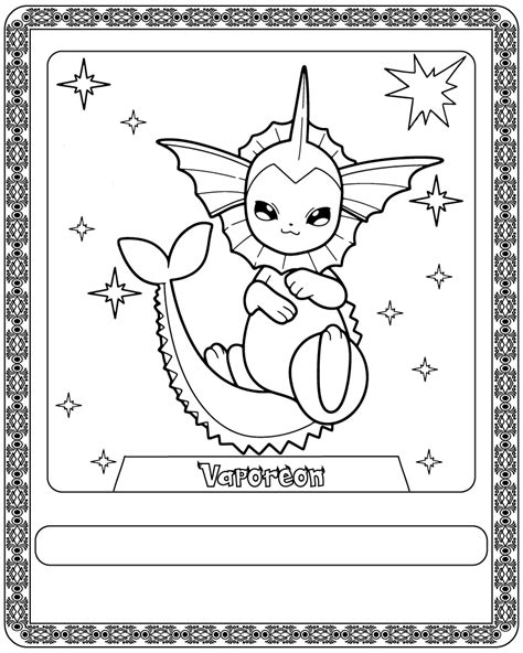 Pokemon Card Vaporeon