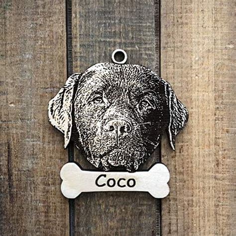 Amazon.com: Personalized Chocolate Lab Ornament - Chocolate Lab Christmas Ornament - Labrador ...