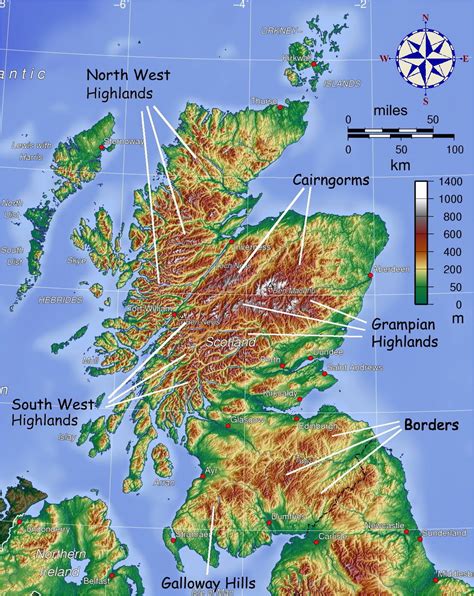 Scotland On A Map Of Europe | secretmuseum