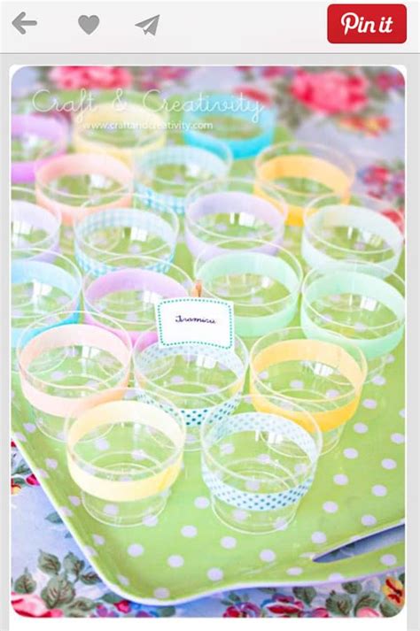 Party Idea- Decorated Plastic Cups - FYNES DESIGNS | FYNES DESIGNS