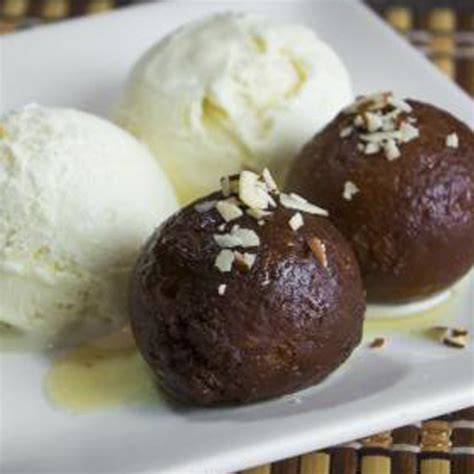 Gulab Jamun With Ice Cream - The RockFort