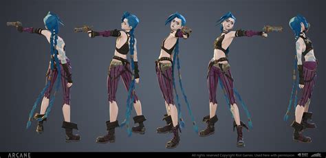 Thibaut Granet - ARCANE - Jinx - Modeling & Texturing