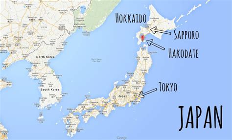 Hokkaido Island Japan Map / ANTHROPOLOGY OF ACCORD: Map on Monday ...