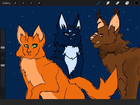 FireStar, BlueStar, and TigerStar! : r/WarriorCats