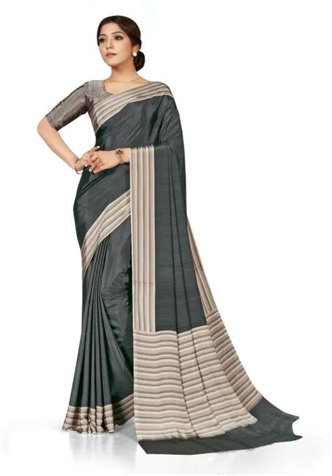 Buy DORI Women Grey Printed Crepe Single Saree Online at Best Prices in India - JioMart.