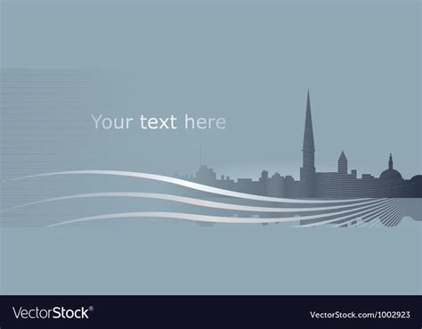 Cityscape Royalty Free Vector Image - VectorStock