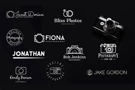 10 Free Photography Logo Templates - CreativeBooster | Photography logos, Photography logo ...