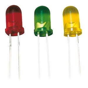 LED 5MM 2MA GN: LED, 5 mm, low-current, 2 mA, green at reichelt elektronik