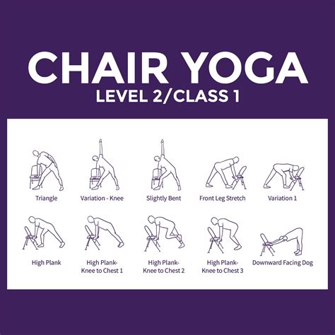 Free Printable Chair Yoga Exercises