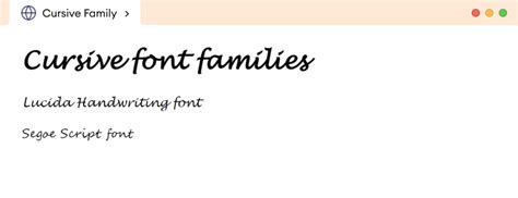 CSS Font Family (With Examples)