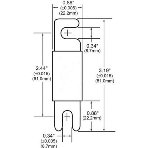 2 x High Quality Gold Plated 200 Amp 200A Car Audio ANL Fuse (2/pack) New - Walmart.com